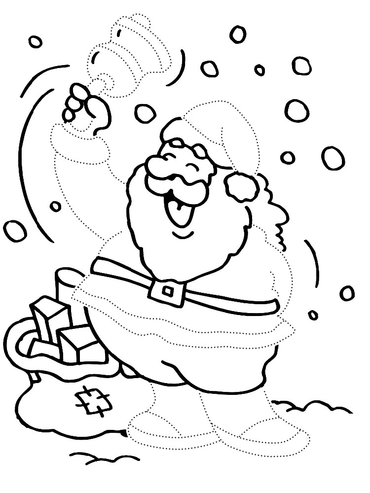 Дед Мороз оповещает, что скоро Новый Год.