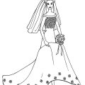 Барби невеста ждет жениха.