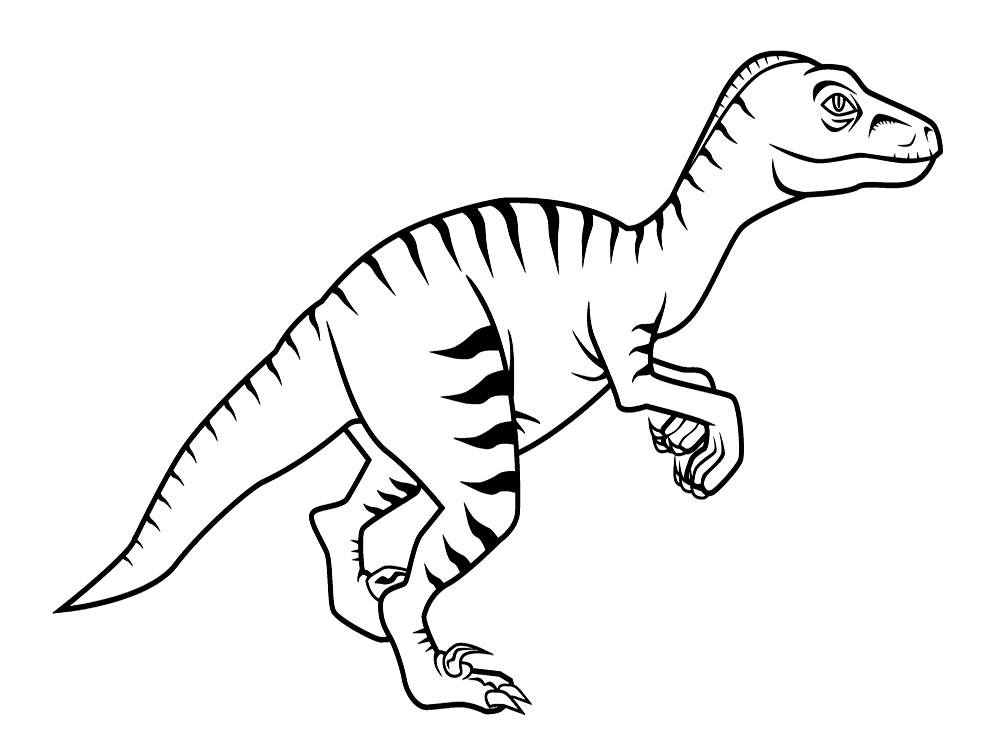 Распечатать детские картинки динозавры для раскрашивания
