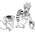 Рисуем и разукрашиваем Мадагаскар. Детские картинки и раскраски