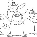 Пингвины Шкипер, Ковальски, Рико и Прапор - настоящие герои.