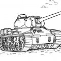 Черно-белые картинки с танками для малышей