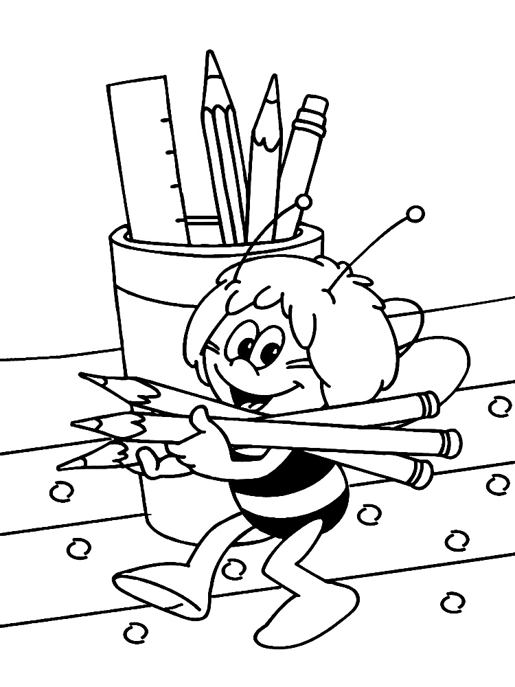 Красавица - пчелка Майя стала великим художником.