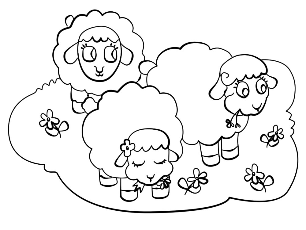 Печатайте раскраски с животными с фермы для мальчиков и девочек