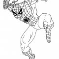 Человек-паук раскручивает свою паутину.