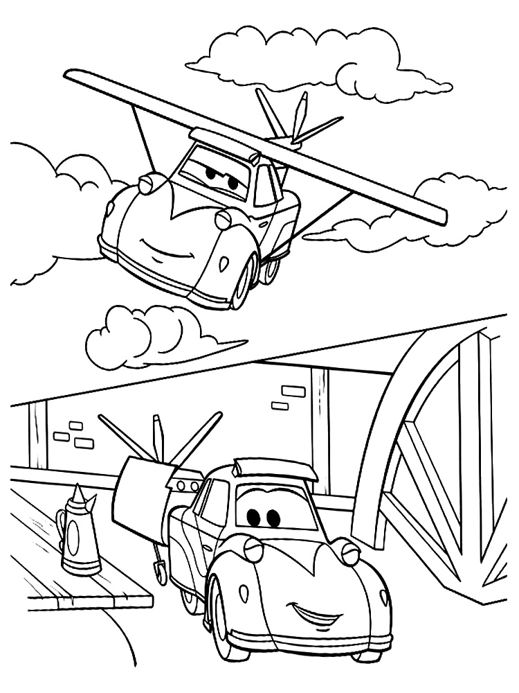 Необычные летающие машины всегда рады помочь друзьям.