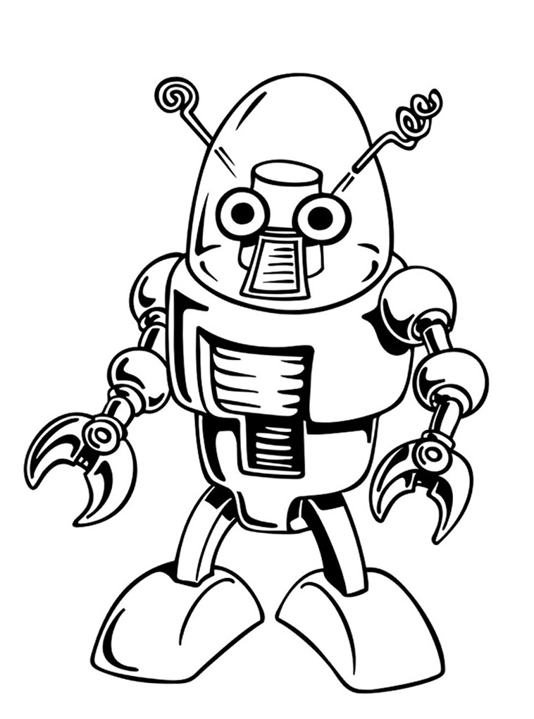 Робот - мастер с антеннами на голове.