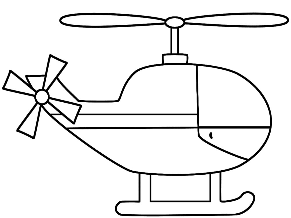 Детские картинки вертолеты для раскрашивания